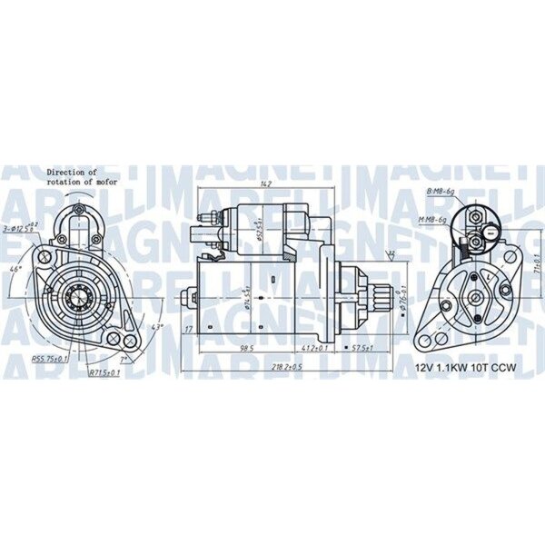 MAGNETI MARELLI 063721322010 Starter