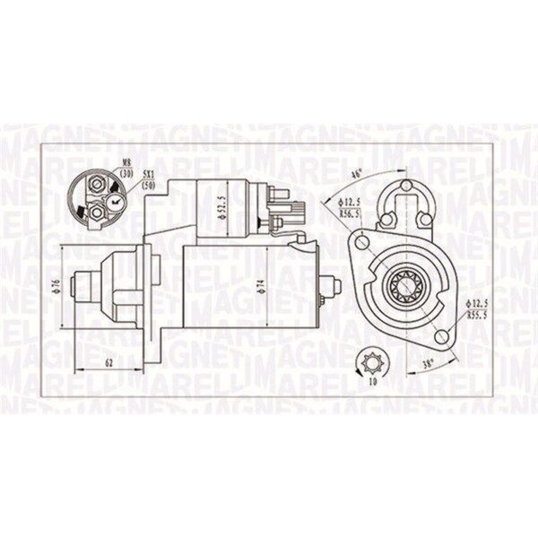MAGNETI MARELLI 063721323010 Starter