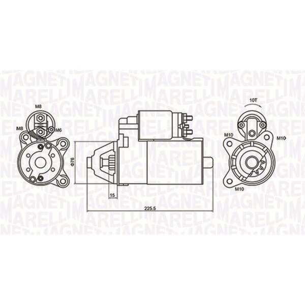 MAGNETI MARELLI 063721336010 Starter