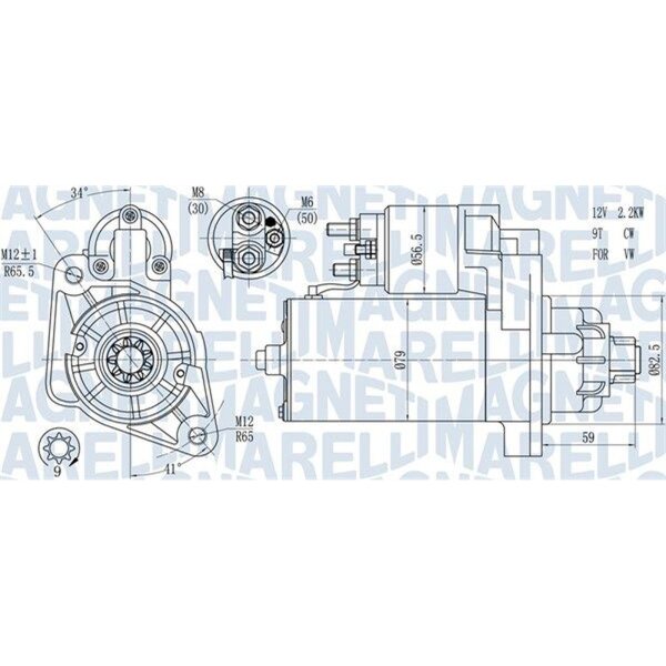 MAGNETI MARELLI 063721378010 Starter