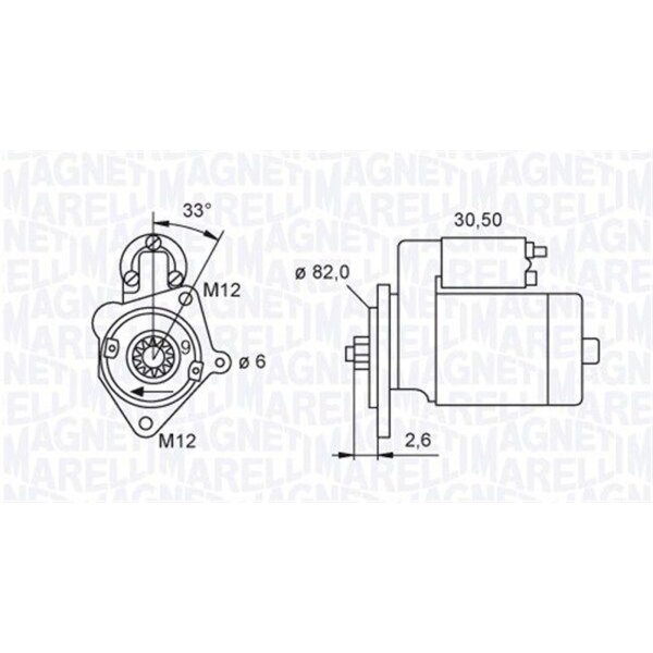 MAGNETI MARELLI 063721392010 Starter