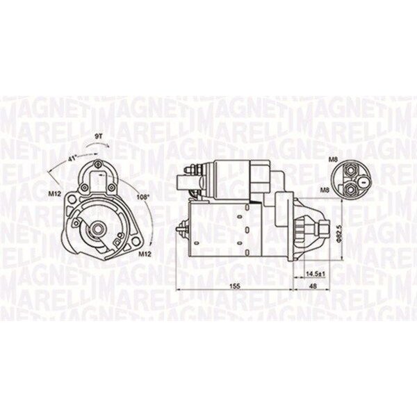 MAGNETI MARELLI 063721394010 Starter