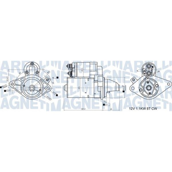 MAGNETI MARELLI 063721407010 Starter