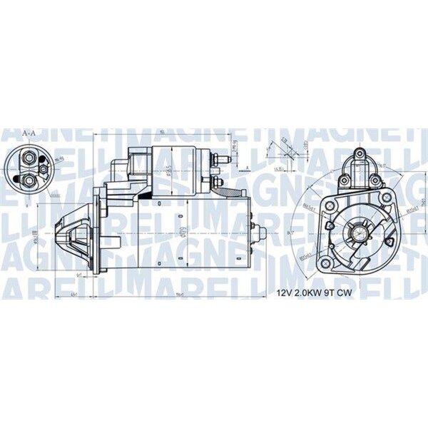 MAGNETI MARELLI 063721408010 Starter