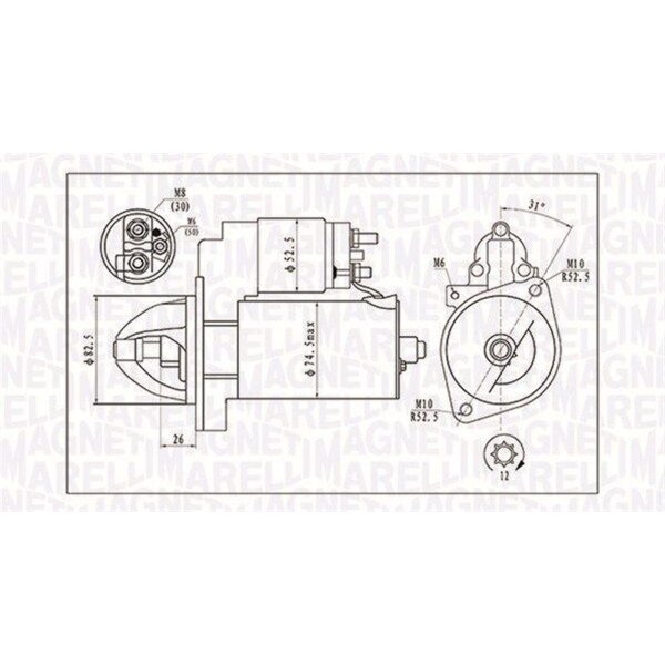 MAGNETI MARELLI 063721410010 Starter