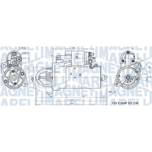 MAGNETI MARELLI 063721411010 Starter