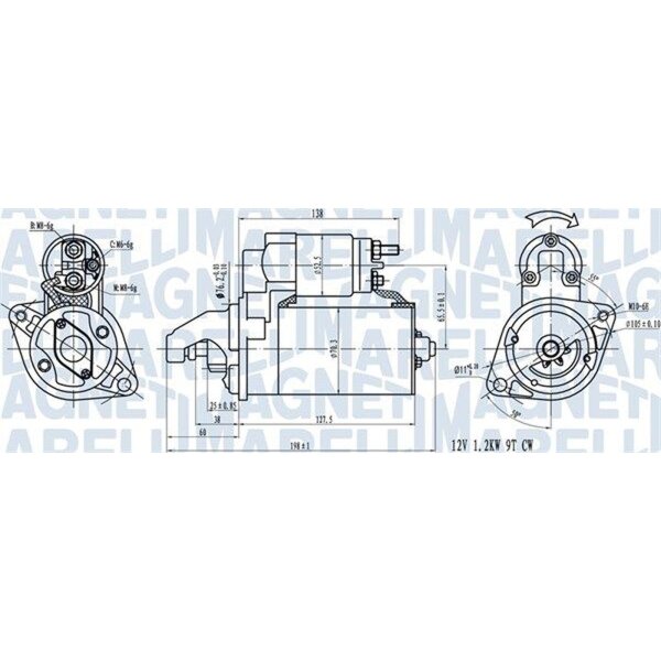 MAGNETI MARELLI 063721413010 Starter
