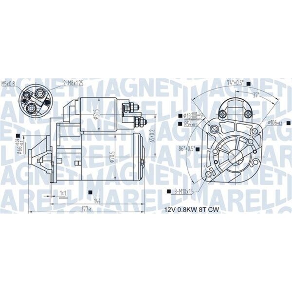 MAGNETI MARELLI 063721442010 Starter
