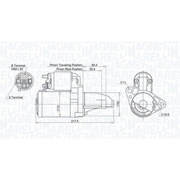 MAGNETI MARELLI 063721452010 Starter
