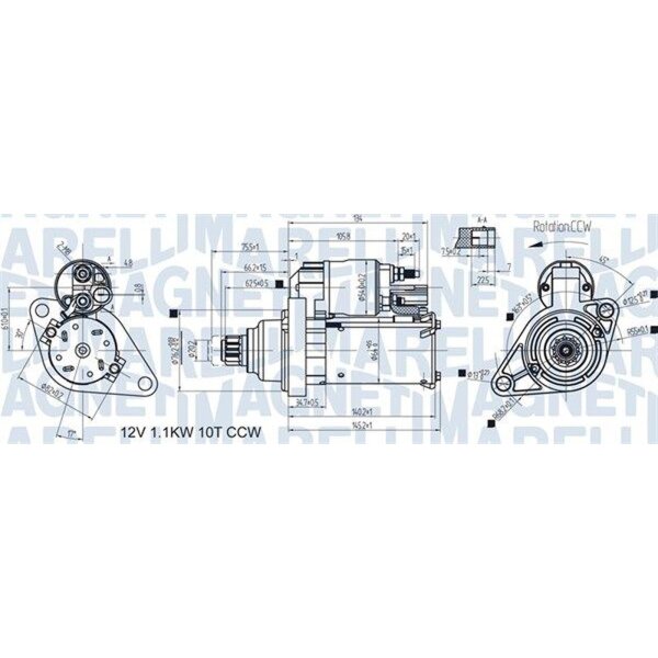 MAGNETI MARELLI 063721470010 Starter