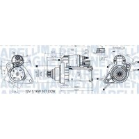 MAGNETI MARELLI 063721470010 Starter