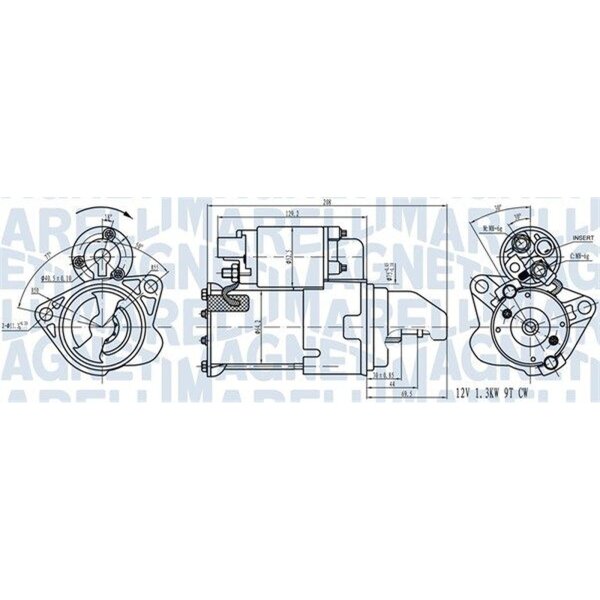 MAGNETI MARELLI 063721543010 Starter