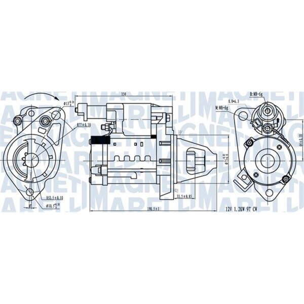 MAGNETI MARELLI 063721642610 Starter