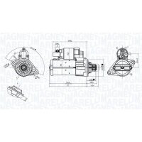 MAGNETI MARELLI 063725561010 Starter