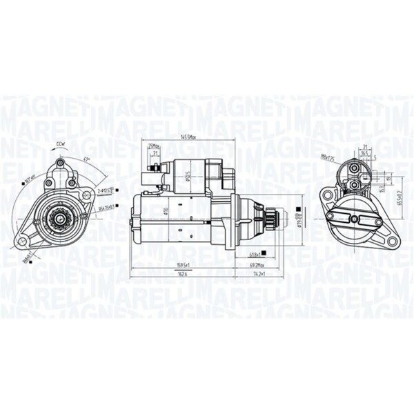 MAGNETI MARELLI 063725944010 Starter