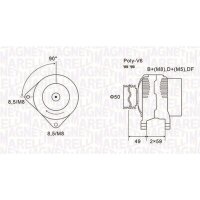 MAGNETI MARELLI 063731147010 Generator