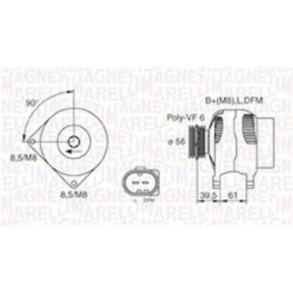 MAGNETI MARELLI 063731394010 Generator
