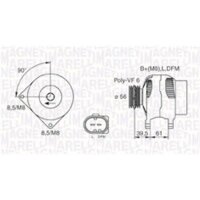 MAGNETI MARELLI 063731394010 Generator