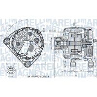 MAGNETI MARELLI 063731406710 Generator