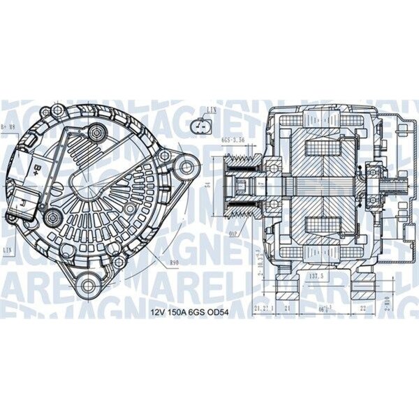 MAGNETI MARELLI 063731472410 Generator