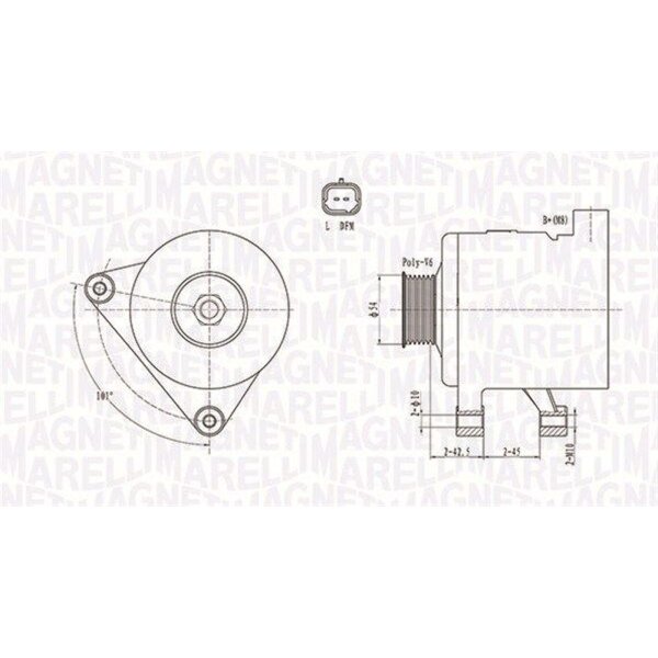MAGNETI MARELLI 063731498010 Generator