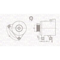 MAGNETI MARELLI 063731498010 Generator