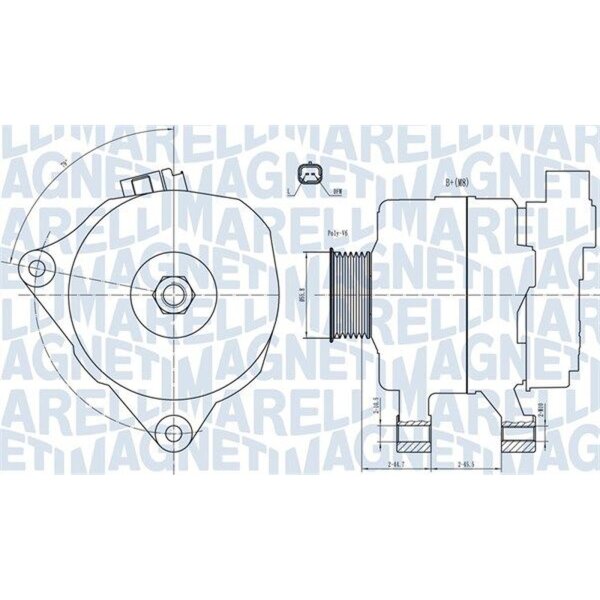 MAGNETI MARELLI 063731499010 Generator