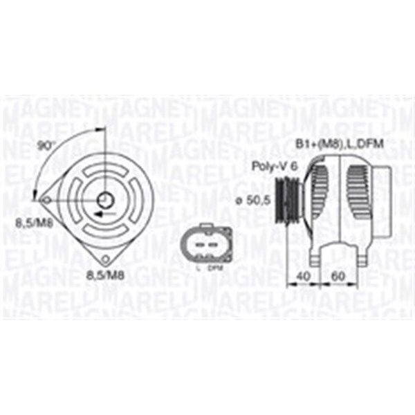 MAGNETI MARELLI 063731542010 Generator