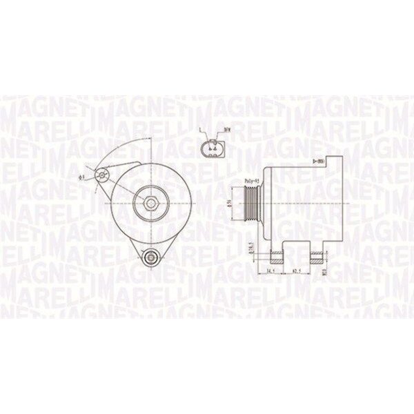 MAGNETI MARELLI 063731546010 Generator
