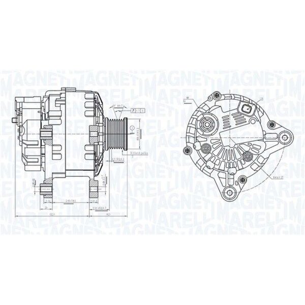 MAGNETI MARELLI 063731562010 Generator