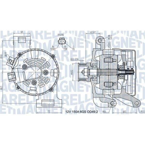 MAGNETI MARELLI 063731575010 Generator