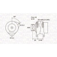 MAGNETI MARELLI 063731577010 Generator