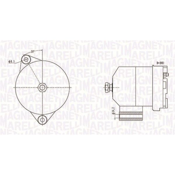 MAGNETI MARELLI 063731586010 Generator