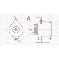 MAGNETI MARELLI 063731615010 Generator