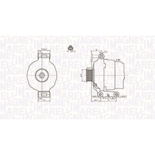 MAGNETI MARELLI 063731636010 Generator