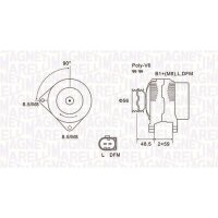 MAGNETI MARELLI 063731644010 Generator