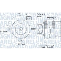 MAGNETI MARELLI 063731645010 Generator