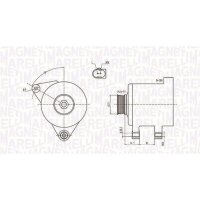 MAGNETI MARELLI 063731664010 Generator