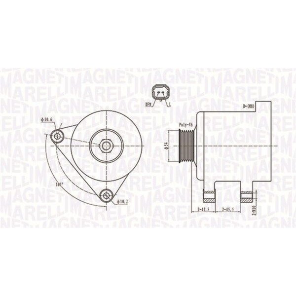 MAGNETI MARELLI 063731674010 Generator
