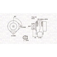 MAGNETI MARELLI 063731675010 Generator