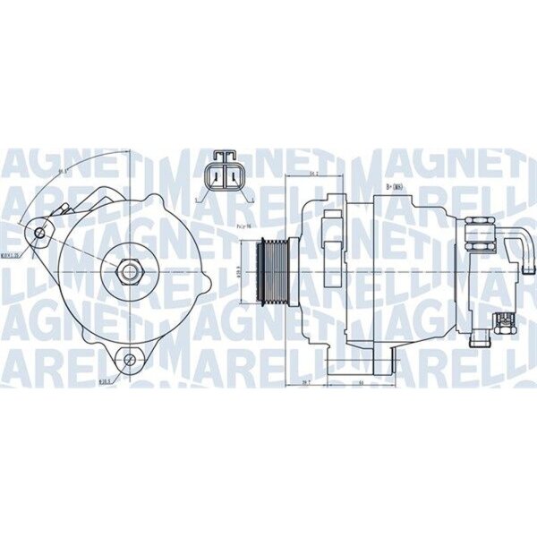 MAGNETI MARELLI 063731708010 Generator