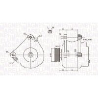 MAGNETI MARELLI 063731729010 Generator