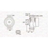 MAGNETI MARELLI 063731740010 Generator