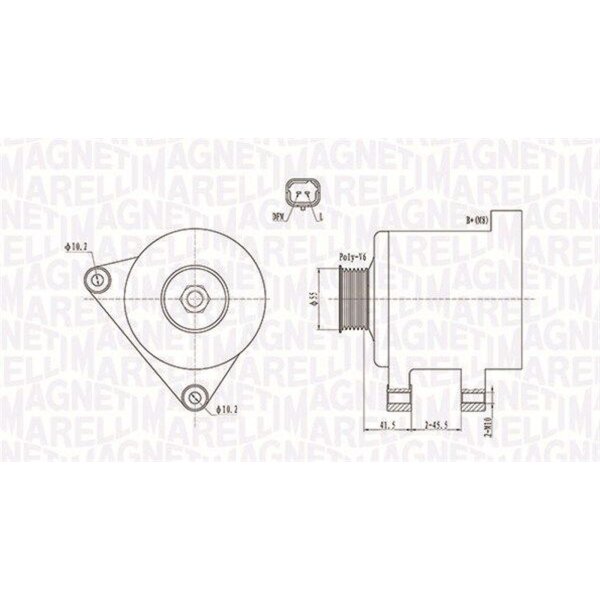 MAGNETI MARELLI 063731741010 Generator