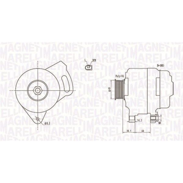 MAGNETI MARELLI 063731750010 Generator