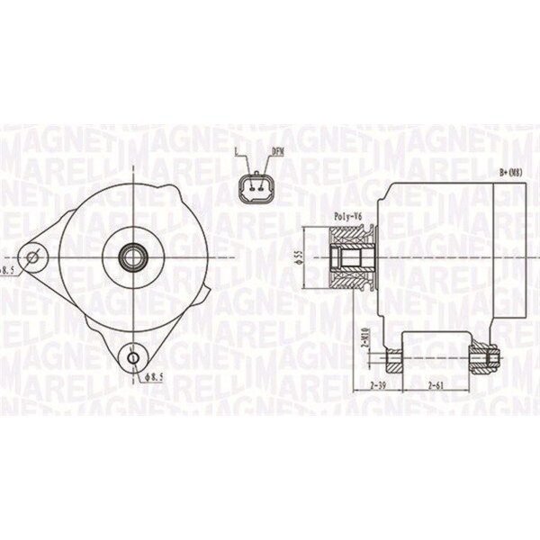 MAGNETI MARELLI 063731762010 Generator