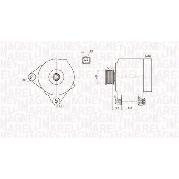 MAGNETI MARELLI 063731768010 Generator