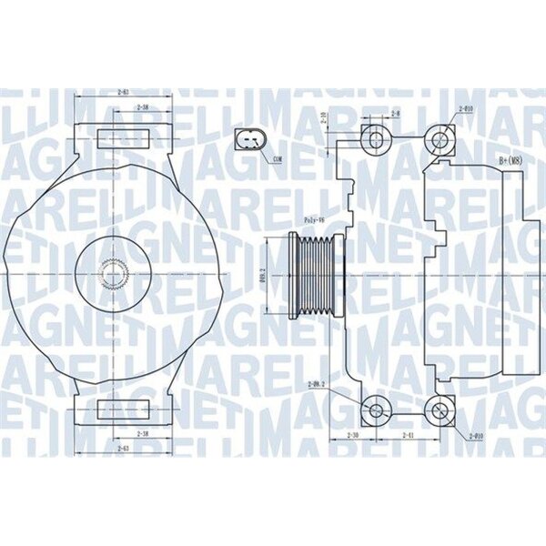 MAGNETI MARELLI 063731773010 Generator