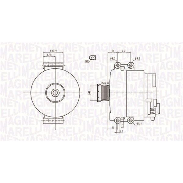 MAGNETI MARELLI 063731774010 Generator