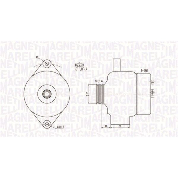 MAGNETI MARELLI 063731803010 Generator